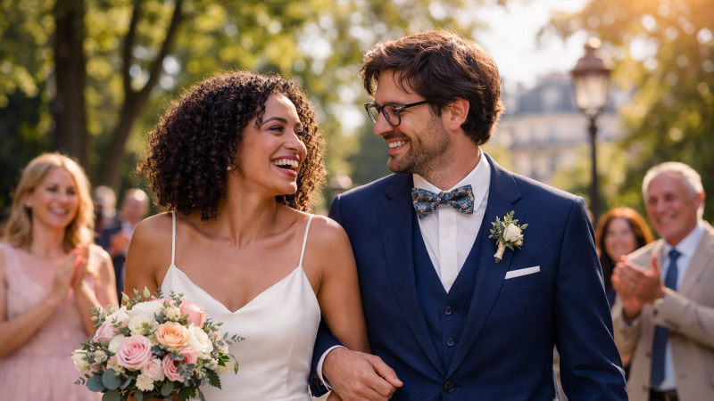 Officiant de cérémonie laïque à Asnières-sur-Seine : un mariage fun, rythmé, interactif et mémorable pour tous invités