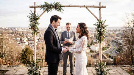 Notre zone d'activité pour ce service Animer une cérémonie laïque de mariage avec discours humoristique